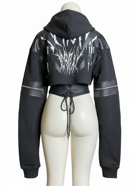 HIGH FASHION CORSET HOODIE