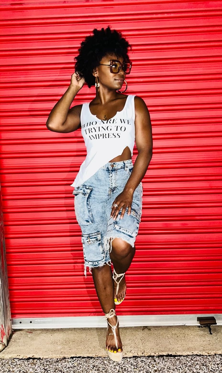 “WHO ARE YOU TRYING TO IMPRESS?” CROP TOPS
