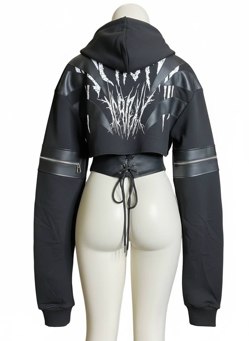 HIGH FASHION CORSET HOODIE