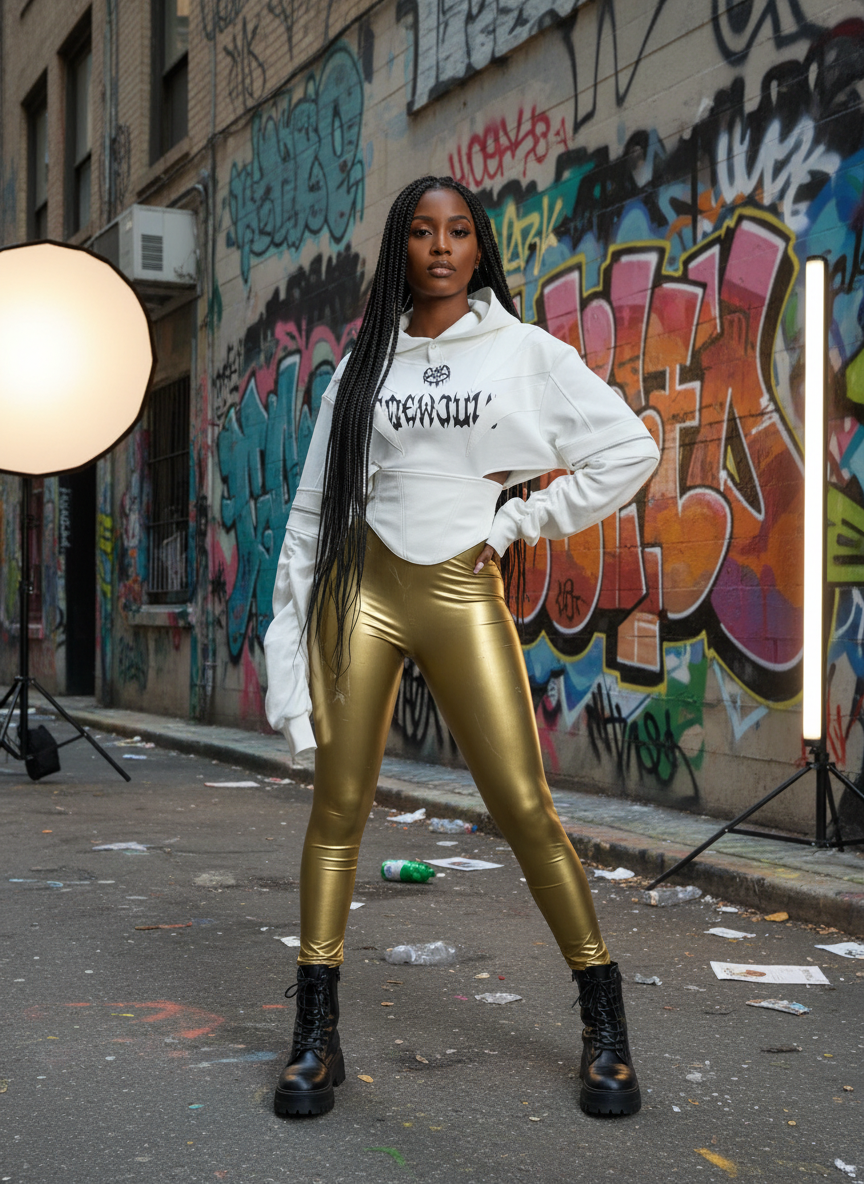 HIGH FASHION CORSET HOODIE