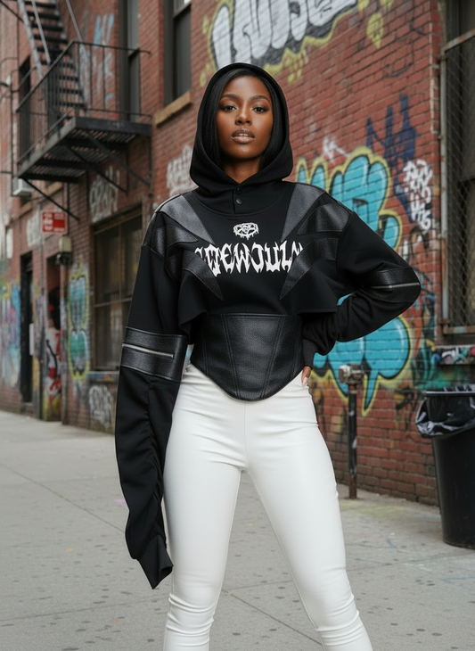 HIGH FASHION CORSET HOODIE