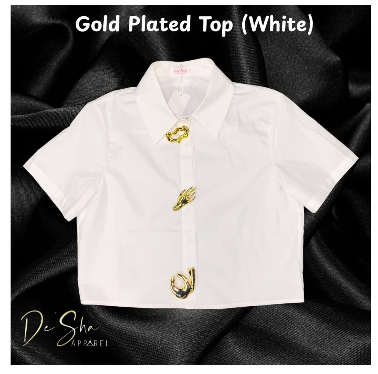 Gold Plated Button Down Shirt