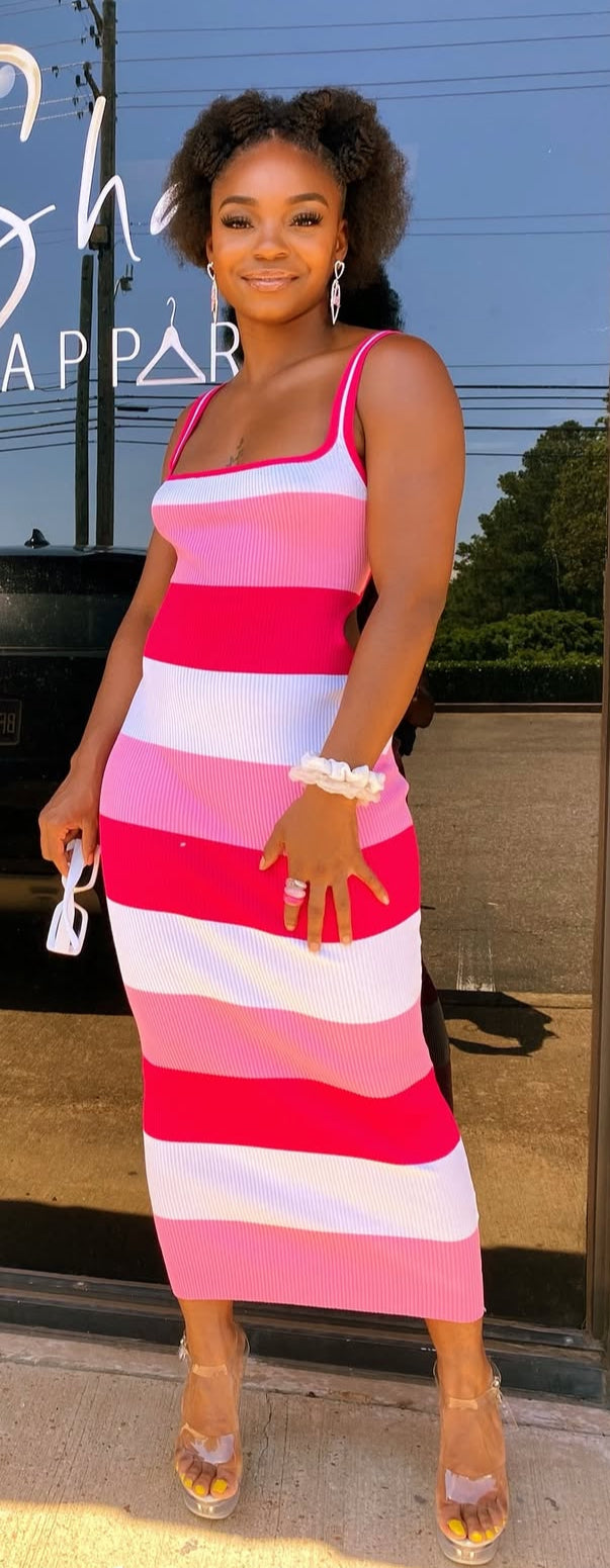 The Stripe Out Dress