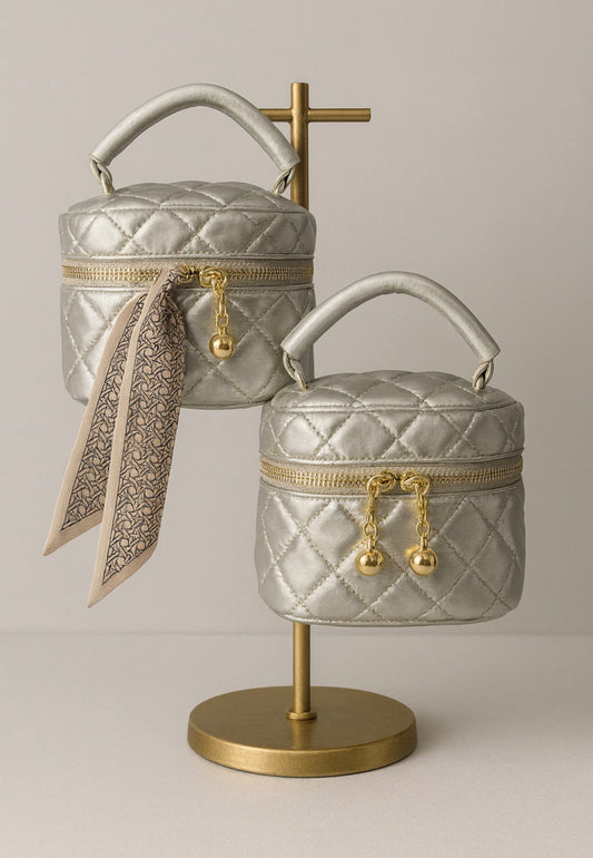 TINA MINI HANDBAG (SLIVER)